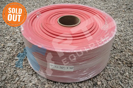 6’’ Linard Skirting 1197-4 MWR Red Rubber 30’ Roll - Skirting