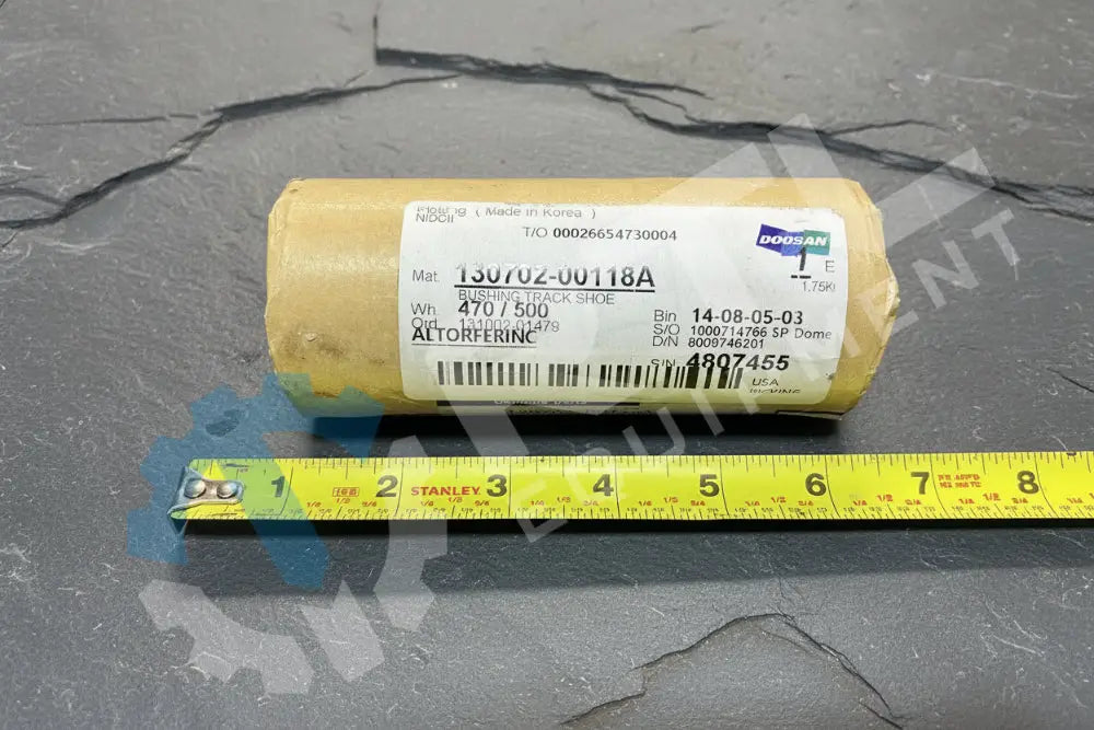 DEVELON BUSHING;TRACK SHOE | PN 130702-00118A