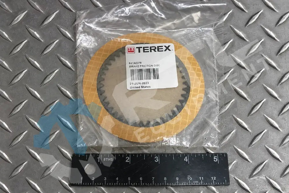 Terex Brake Friction Disc | PN 6414Z378