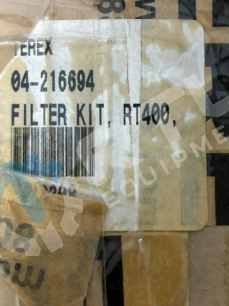 TEREX FILTER KIT RT400 CUMMINS | PN 04-216694