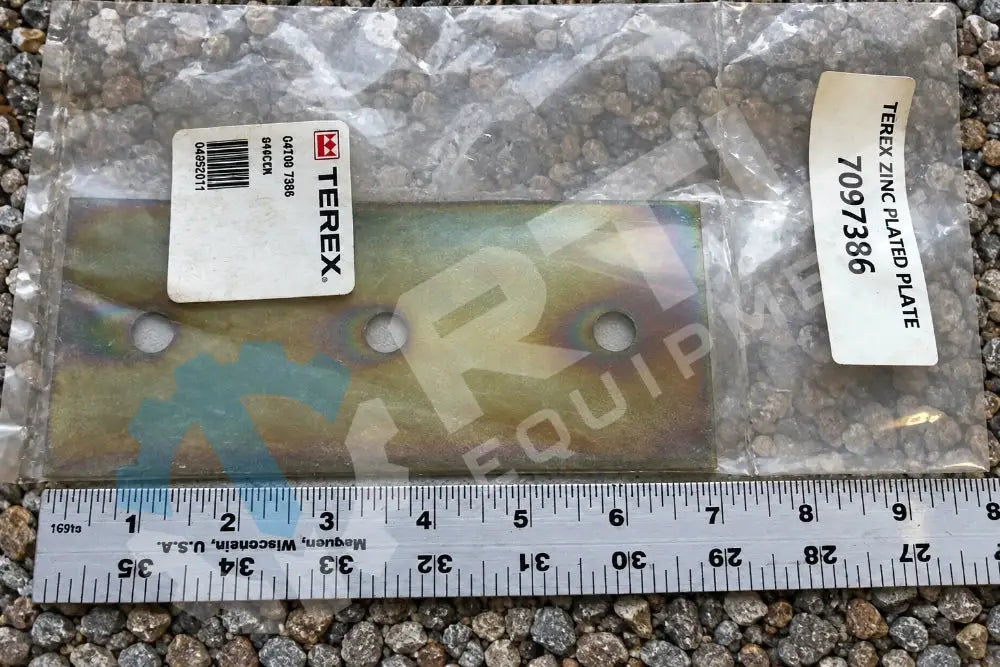 TEREX ZINC PLATED SPACER PLATE | PN 709 7386
